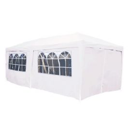 Easy up partytent 3×6 met zijwanden – wit