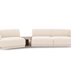 Micadoni linker modulaire bank Miley 3-zits, chenille, lichtbeige – 12 Micadoni linker modulaire bank Miley 3-zits, chenille, lichtbeige – 12