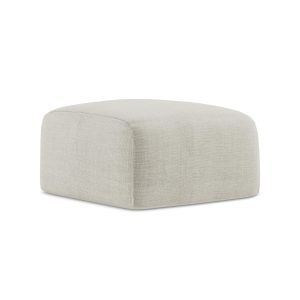 LaMiaSofa Poef Savona – textuurstof – lichtbeige – 65x65x40 LaMiaSofa Poef Savona – textuurstof – lichtbeige – 65x65x40