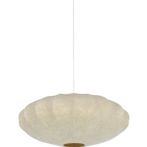 Light & Living hanglamp FAY – Ø50x22cm – bruin Light & Living hanglamp FAY – Ø50x22cm – bruin