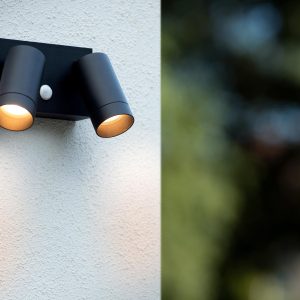 Lucide wandspot TAYLOR – 2xGU10 – Zwart Lucide wandspot TAYLOR – 2xGU10 – Zwart