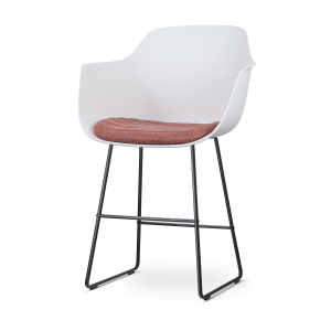 Nolon Nino-Liz Barkruk Wit – Terracotta Kussen – Zwart Frame – 65 cm Nolon Nino-Liz Barkruk Wit – Terracotta Kussen – Zwart Frame – 65 cm