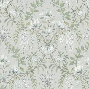 Laura Ashley Vliesbehang – Parterre Sage – 10mx52cm Laura Ashley Vliesbehang – Parterre Sage – 10mx52cm
