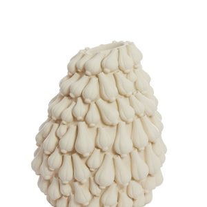 Light & Living vaas GARLIC – 42x39x47cm – wit Light & Living vaas GARLIC – 42x39x47cm – wit