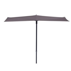 Madison stokparasol Sun Wave 270×150 cm – taupe Madison stokparasol Sun Wave 270×150 cm – taupe