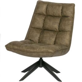 WOOOD Jouke Draaifauteuil Groen