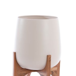 Light & Living pot KARUNA – Ø44x53cm – wit Light & Living pot KARUNA – Ø44x53cm – wit