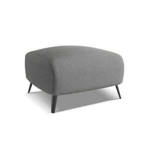 LaMiaSofa Poef Genova – chenille stof – olifant – 65x65x44 LaMiaSofa Poef Genova – chenille stof – olifant – 65x65x44