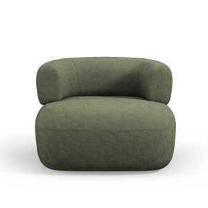Micadoni Fauteuil Jenny chenille, groente – 88x90x73cm