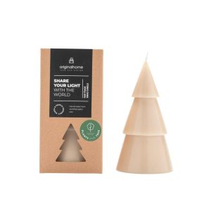 Originalhome dennenboom kaars – beige – L Originalhome dennenboom kaars – beige – L