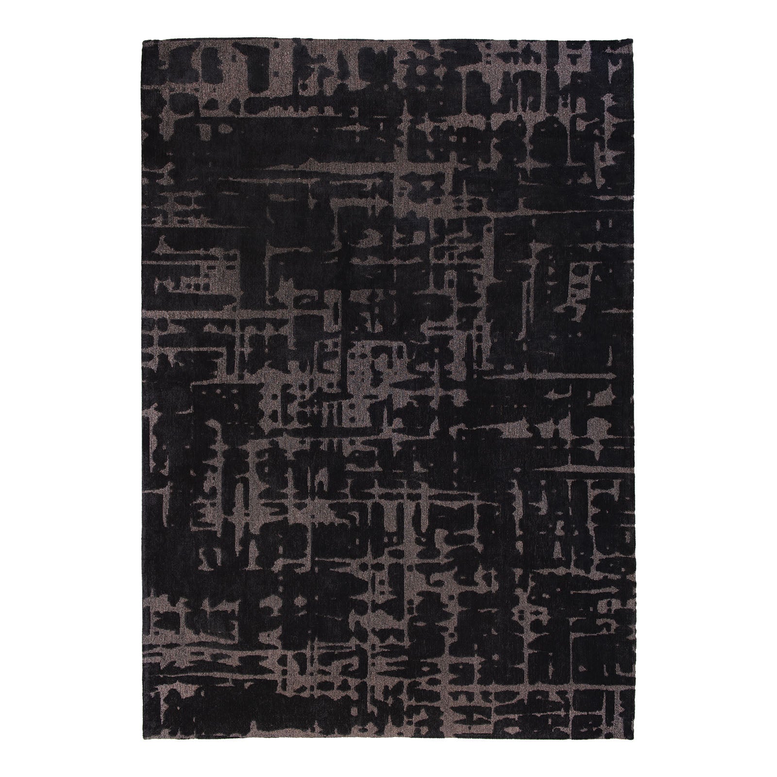 Ecorugs vloerkleed Black Water - zwart - 140x200cm