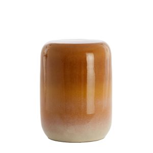 Light & Living bijzettafel Franca – geel – Ø30.5cm Light & Living bijzettafel Franca – geel – Ø30.5cm