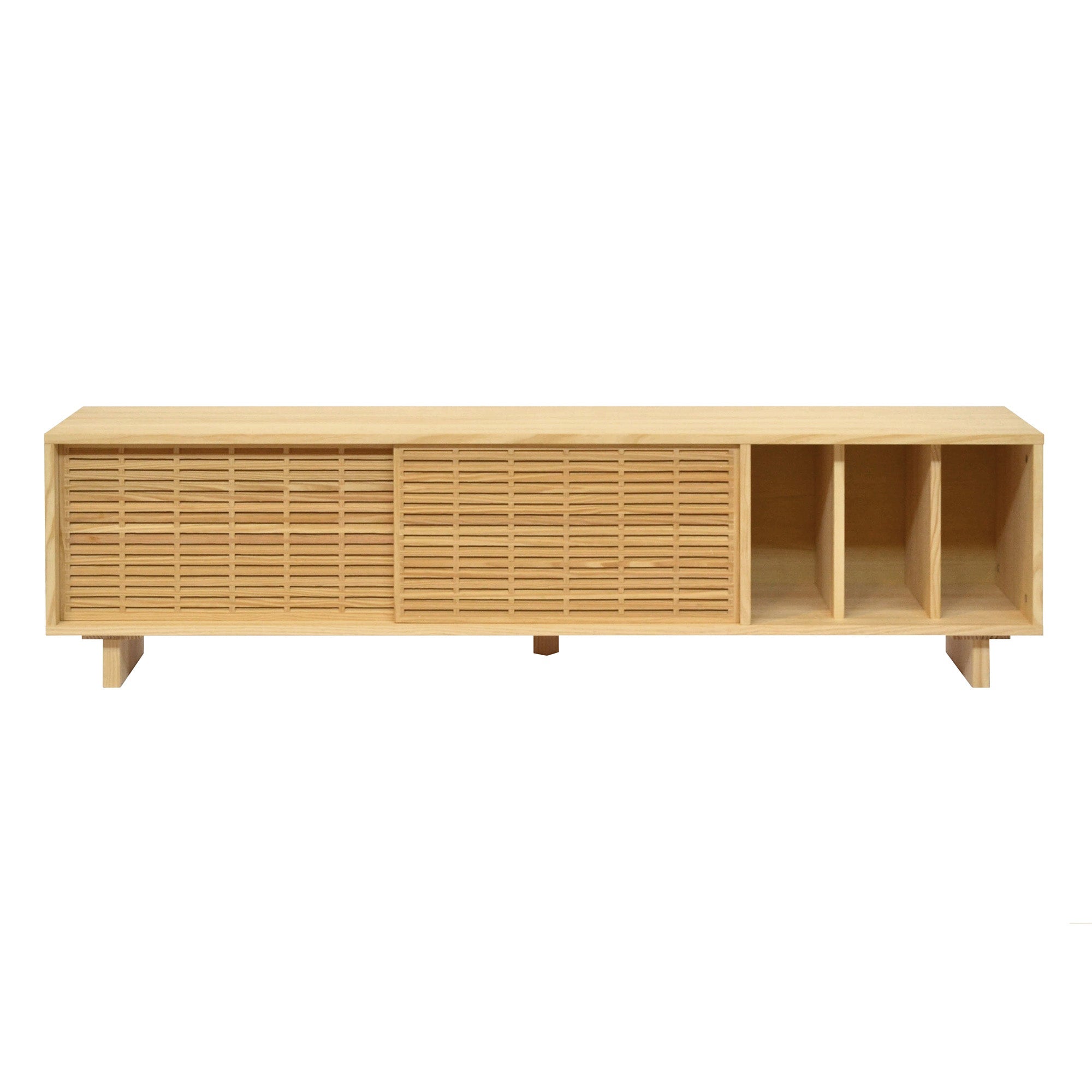 Naan Furniture TV meubel Gavina - Natuurlijk grenen gelakt - 170 cm