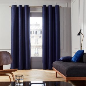 Madura Gordijn Coconut middernachtblauw 140×350 cm Madura Gordijn Coconut middernachtblauw 140×350 cm