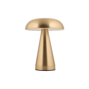 Leitmotiv tafellamp Rachel LED – goud – 15.5×15.5×20.5cm – Paddenstoel Leitmotiv tafellamp Rachel LED – goud – 15.5×15.5×20.5cm – Paddenstoel
