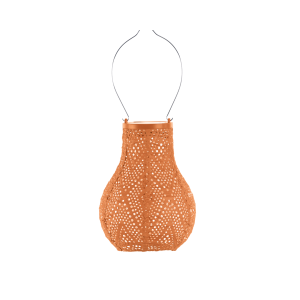 Lumiz solar lampion – ikat bulb – 16 cm – oranje Lumiz solar lampion – ikat bulb – 16 cm – oranje