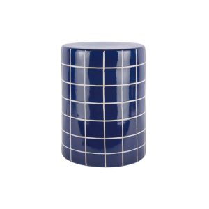 Leitmotiv bijzettafel Retro Tiles High – blauw – Ø33cm Leitmotiv bijzettafel Retro Tiles High – blauw – Ø33cm