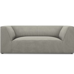 Micadoni Bank Ruby 2-zits, ribfluwelen, lichtgrijs – 93x174x69cm Micadoni Bank Ruby 2-zits, ribfluwelen, lichtgrijs – 93x174x69cm