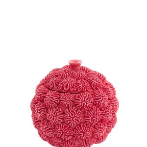 Light & Living deco box+deksel CORAL – Ø17x16cm – rood Light & Living deco box+deksel CORAL – Ø17x16cm – rood