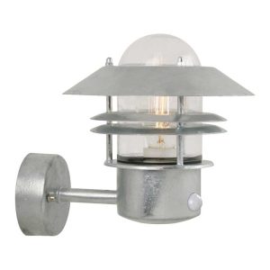 Nordlux Blokhus Wandlamp Buiten | Sensor | E27 | IP54 | Verzinkt | Sea Nordlux Blokhus Wandlamp Buiten | Sensor | E27 | IP54 | Verzinkt | Sea