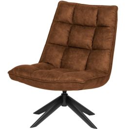 WOOOD Jouke Draaifauteuil Cognac