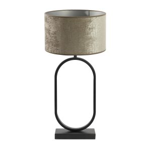 Light & Living tafellamp Jamiri/Chelsea – zwart, zilver – 30x30x67cm Light & Living tafellamp Jamiri/Chelsea – zwart, zilver – 30x30x67cm