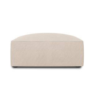 Micadoni Poef Ruby structurele stof, beige – 93x93x40cm Micadoni Poef Ruby structurele stof, beige – 93x93x40cm