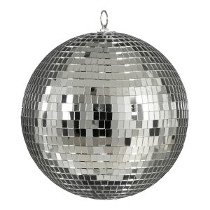 Mica Decorations Kerst Discobal – Ø25 cm – Zilver Mica Decorations Kerst Discobal – Ø25 cm – Zilver
