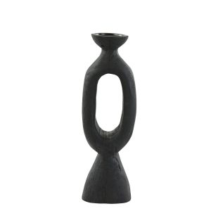 Light & Living kandelaar Django – zwart – 14x12x45cm Light & Living kandelaar Django – zwart – 14x12x45cm