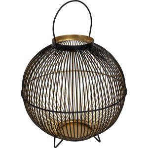 Lesli Living lantaarn Nora – zwart – Ø31x22cm Lesli Living lantaarn Nora – zwart – Ø31x22cm