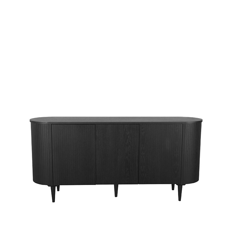 LABEL51 Dressoir Oliva - Zwart Eikenhout - 180x47x85cm