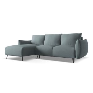 LaMiaSofa hoekbank links Genova – chenille stof – jeans – 242x162x86 LaMiaSofa hoekbank links Genova – chenille stof – jeans – 242x162x86