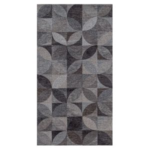 Lola&Moi vloerkleed Charcoal – bruin – 80x150cm Lola&Moi vloerkleed Charcoal – bruin – 80x150cm