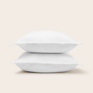 Madura Set van 2 kussenslopen Lou katoen wit 40×40 cm Madura Set van 2 kussenslopen Lou katoen wit 40×40 cm