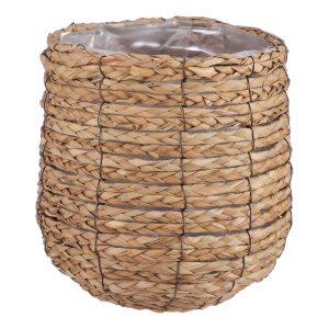 Mica Decorations Avalon Plantenmand – H26 x Ø26 cm – Zeegras – Lichtbr Mica Decorations Avalon Plantenmand – H26 x Ø26 cm – Zeegras – Lichtbr