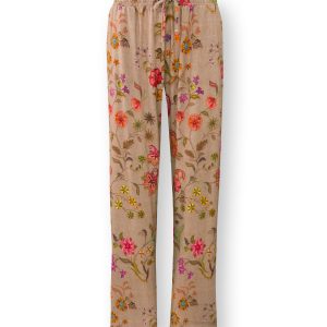 Pip Studio – Belin Pyjama Broek Dames – Coco Flower – Zand – L Pip Studio – Belin Pyjama Broek Dames – Coco Flower – Zand – L