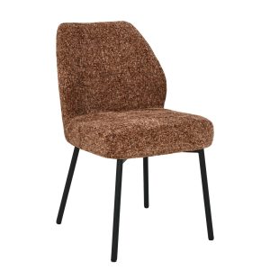 Livingfurn eetkamerstoel Tess – rood – set van 2 – 63x48x83 Livingfurn eetkamerstoel Tess – rood – set van 2 – 63x48x83