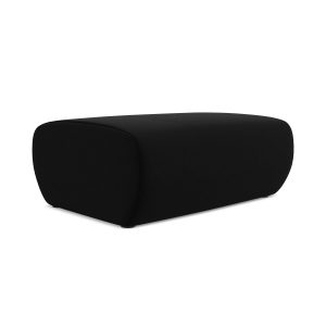 LaMiaSofa Poef Perugia – velours – zwart – 102x62x40 LaMiaSofa Poef Perugia – velours – zwart – 102x62x40