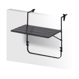 Lisomme Jolien balkontafel polywood zwart