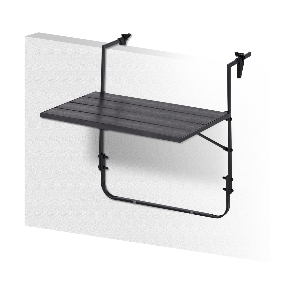Lisomme Jolien balkontafel polywood zwart