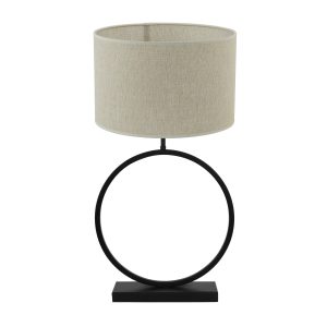 Light & Living tafellamp Liva/Breska – zwart, wit – 40x40x78.5cm Light & Living tafellamp Liva/Breska – zwart, wit – 40x40x78.5cm