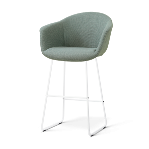 Nolon Nino-Otis Barkruk Saliegroen – Wit Onderstel – 75 Cm Nolon Nino-Otis Barkruk Saliegroen – Wit Onderstel – 75 Cm
