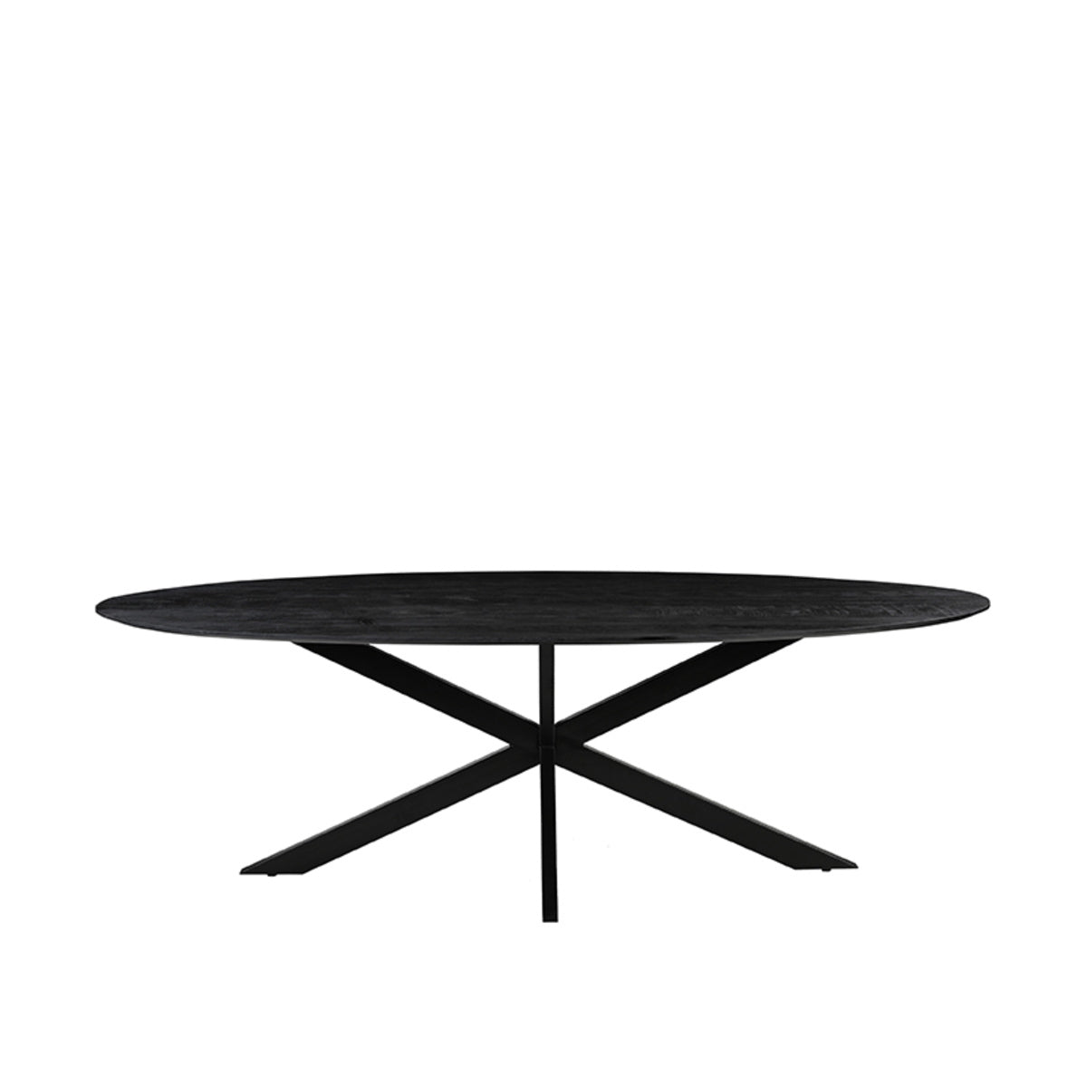 LABEL51 Eettafel James - Zwart Mangohout - 240x100x76cm