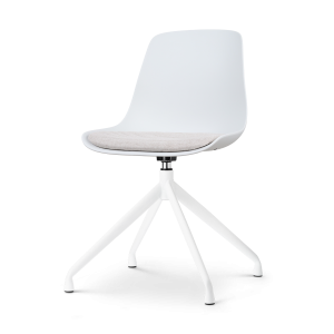 Nolon Nola-Liv Eetkamerstoel Wit – Beige – Draaibaar – Wit Nolon Nola-Liv Eetkamerstoel Wit – Beige – Draaibaar – Wit