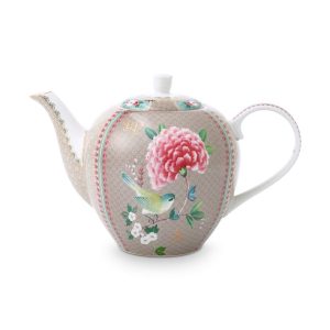 Pip Studio Blushing Birds Theepot – Servies – Theekan – Khaki – 1.6l Pip Studio Blushing Birds Theepot – Servies – Theekan – Khaki – 1.6l