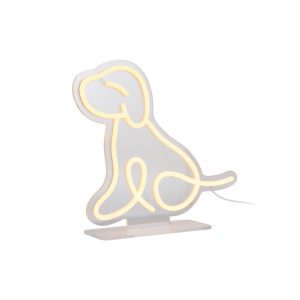 Leitmotiv tafellamp Sitting Dog – geel – 27.8×27.8x30cm Leitmotiv tafellamp Sitting Dog – geel – 27.8×27.8x30cm
