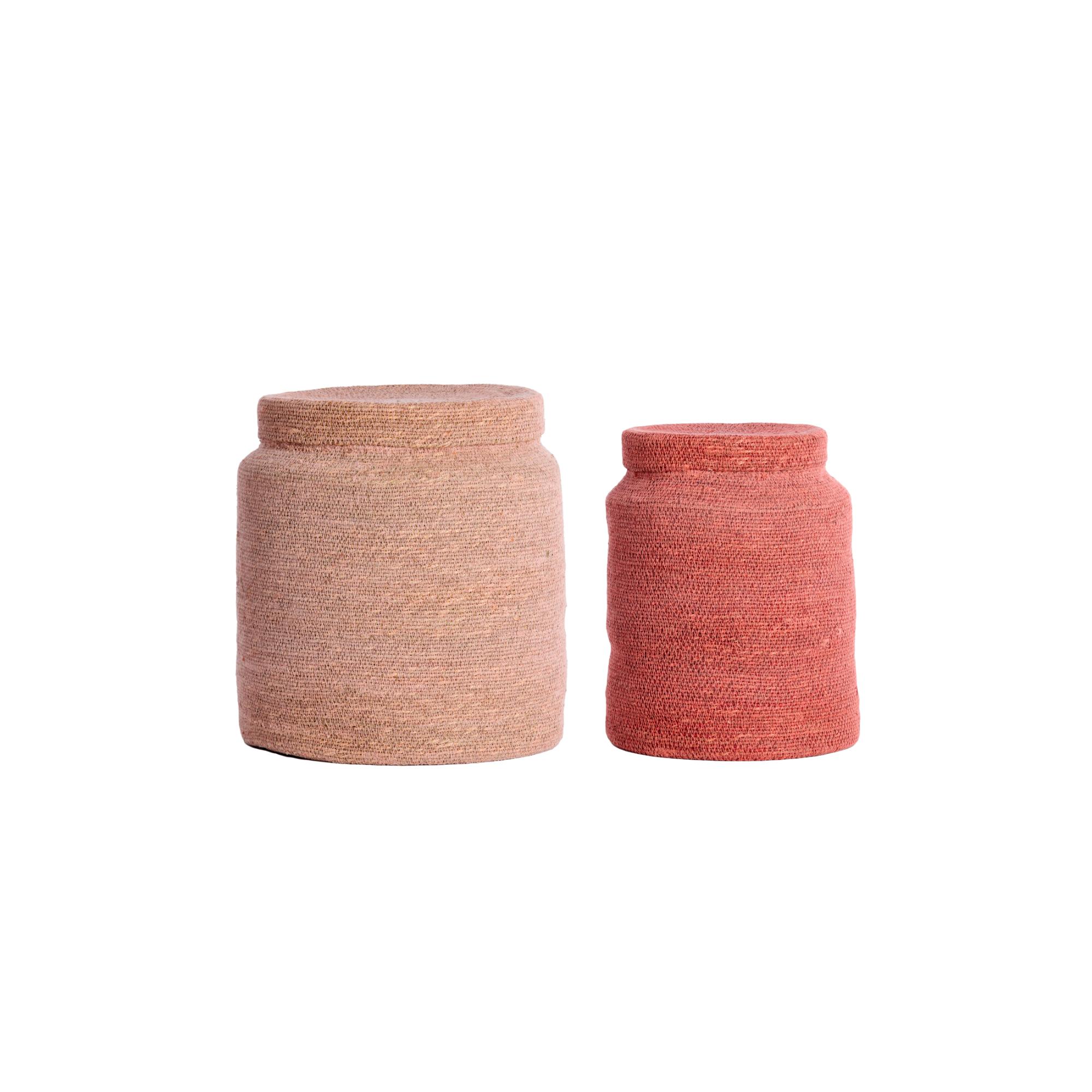 Light & Living mand Betania - roze - Ø33cm