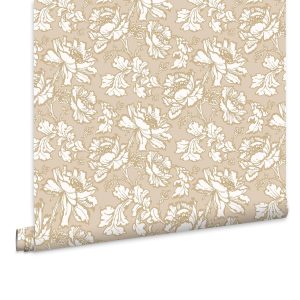 Laura Ashley Vliesbehang – Tamara Gold 10mx52cm Laura Ashley Vliesbehang – Tamara Gold 10mx52cm