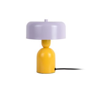Leitmotiv tafellamp Double Funky – geel – Ø19cm Leitmotiv tafellamp Double Funky – geel – Ø19cm
