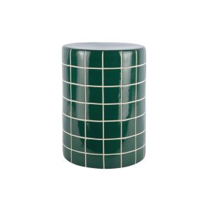 Leitmotiv bijzettafel Retro Tiles High – groen – Ø33cm Leitmotiv bijzettafel Retro Tiles High – groen – Ø33cm